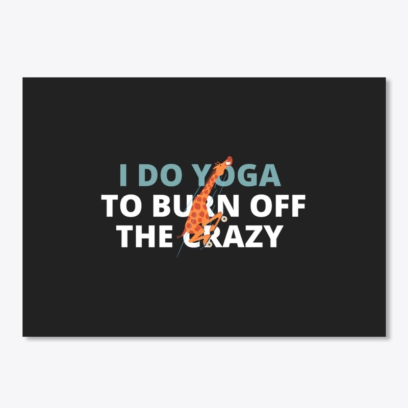 Funny positive yoga