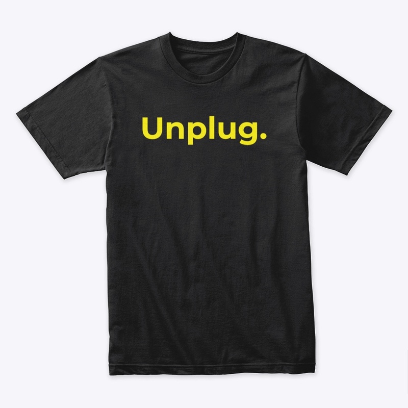 Good Energy Unplug Tee Black