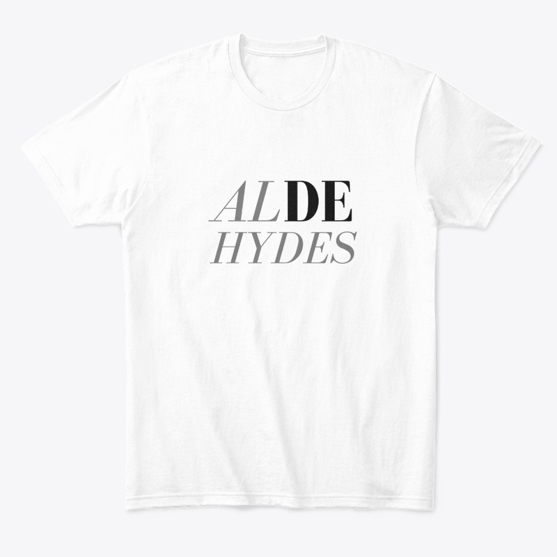 Aldehydes T-Shirt (Black Text)
