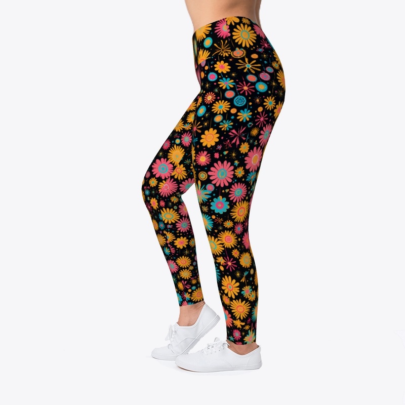 Retro Flowers for Pilates and Yoga