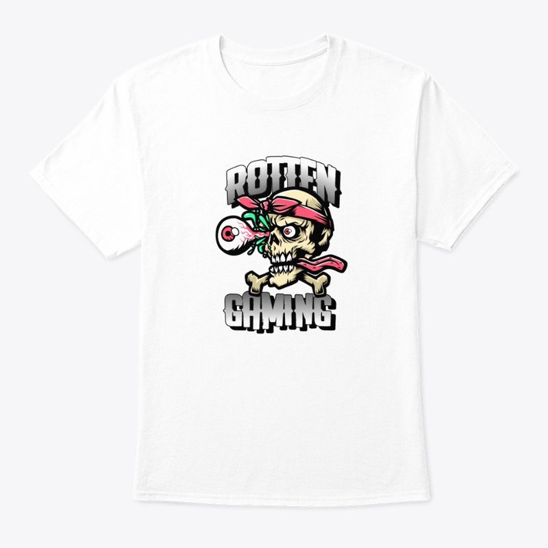 Rotten Gaming Zombie Skull Gamer Merch