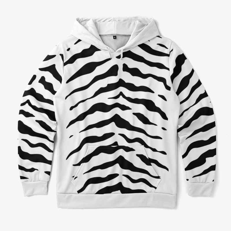  Hoodie Unisex Zebra design 