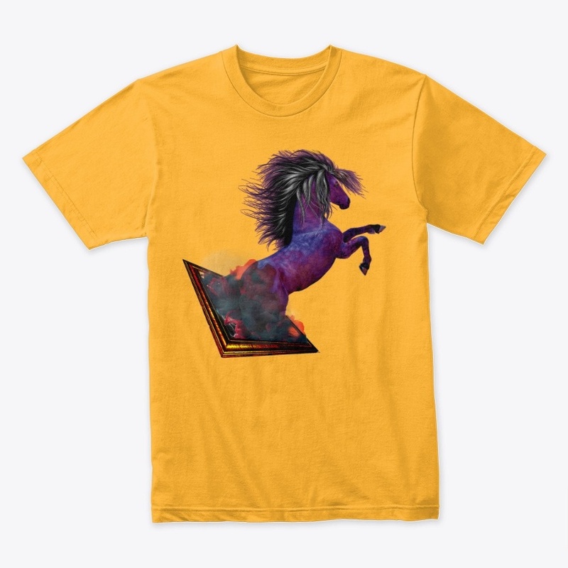 The horse that jumped out of the frame