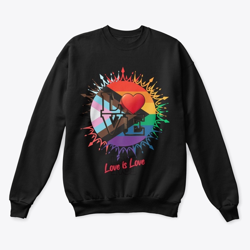 Pride Love Explosion - Colorful Design