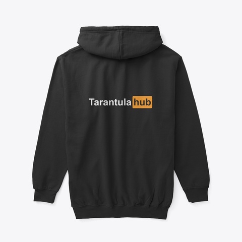 Tarantulahub Logo Black T-Shirt Back