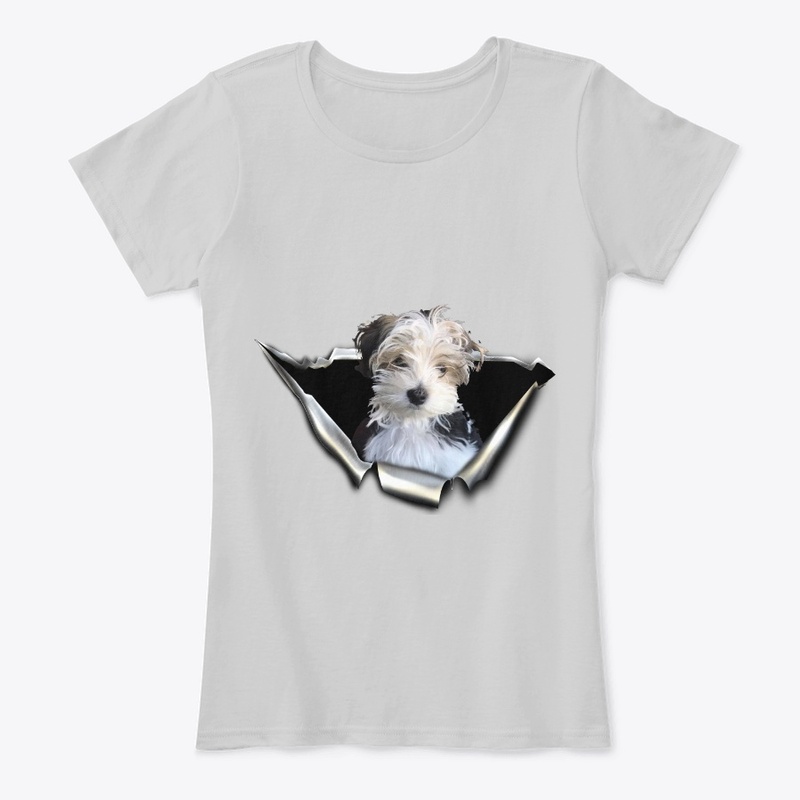 morkie 3D Car sticker