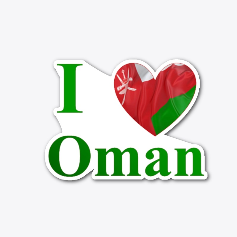 I love Oman T-shirt design