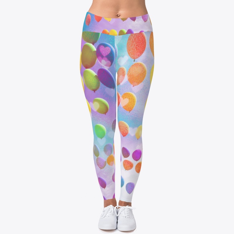 Rainbow Balloons &amp; Hearts