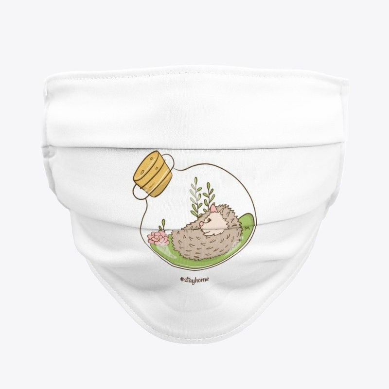 #stayhome cute hedgehog cottagecore