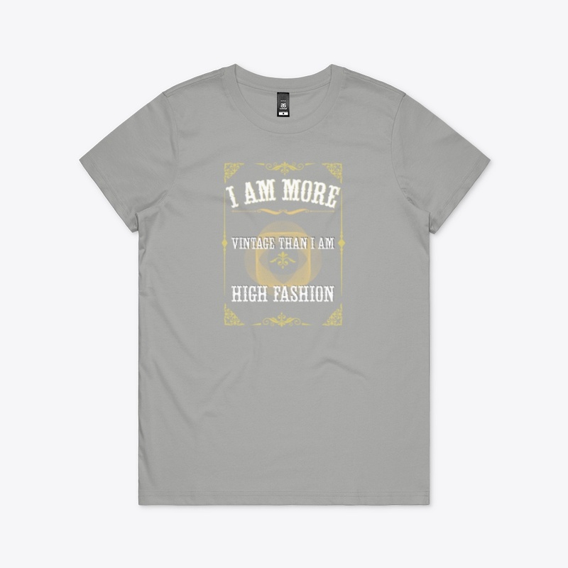 I am more vintage
