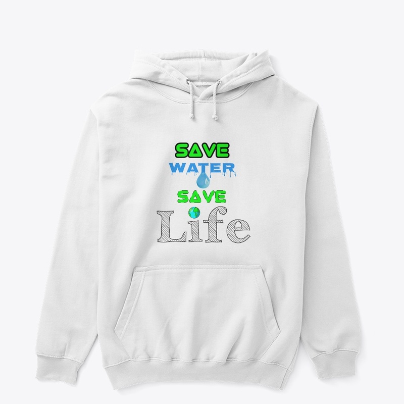 "Save Water 💦 Save Life" Message 