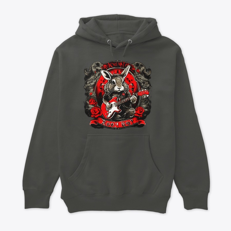 Rock N Roll Hop TShirt Design Tiger face
