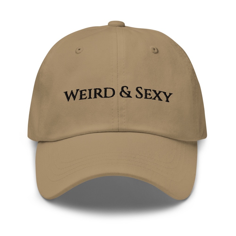 Weird and Sexy Dad Cap (Black)