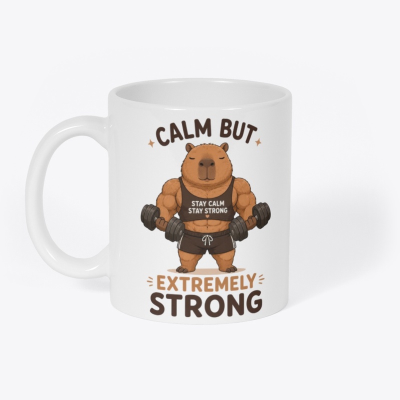 Calm But Extremely Strong Capybara
