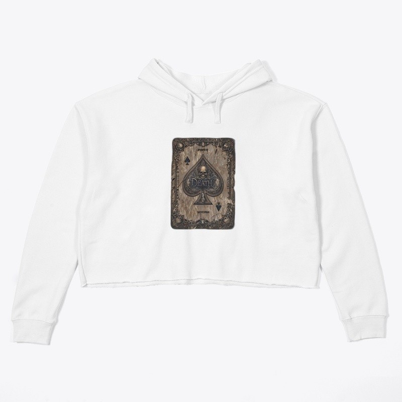 Death Card 2025 - Women's Crop Hoodie
