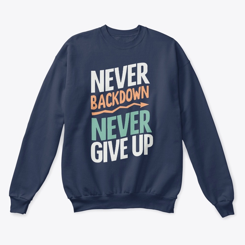 Never Give Up Stylish Tee
