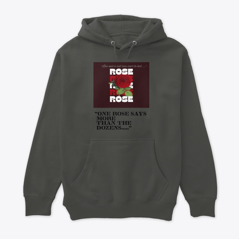 Rose Graphic Hoodie & T-Shirt Set