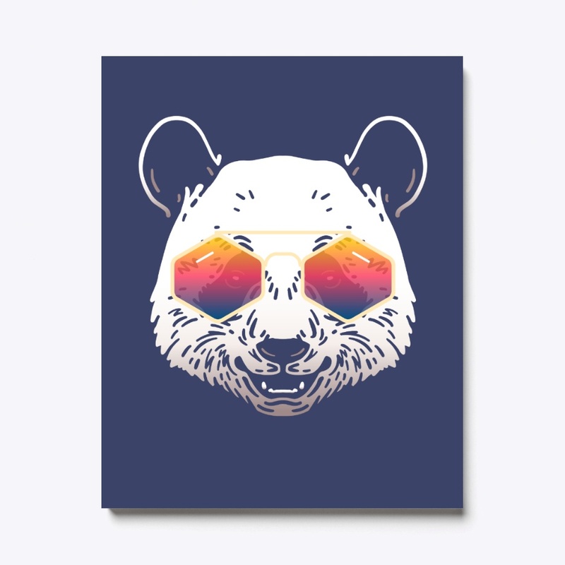 Cute Panda in Sunglasses (Colored+sg03)