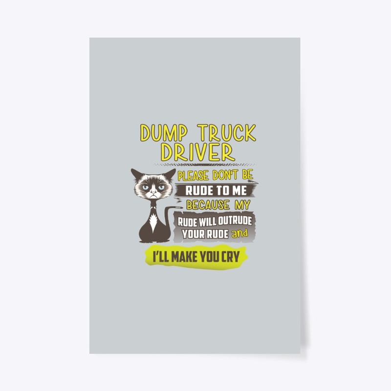 Cool Dump Truck Driver Will Make You Cry