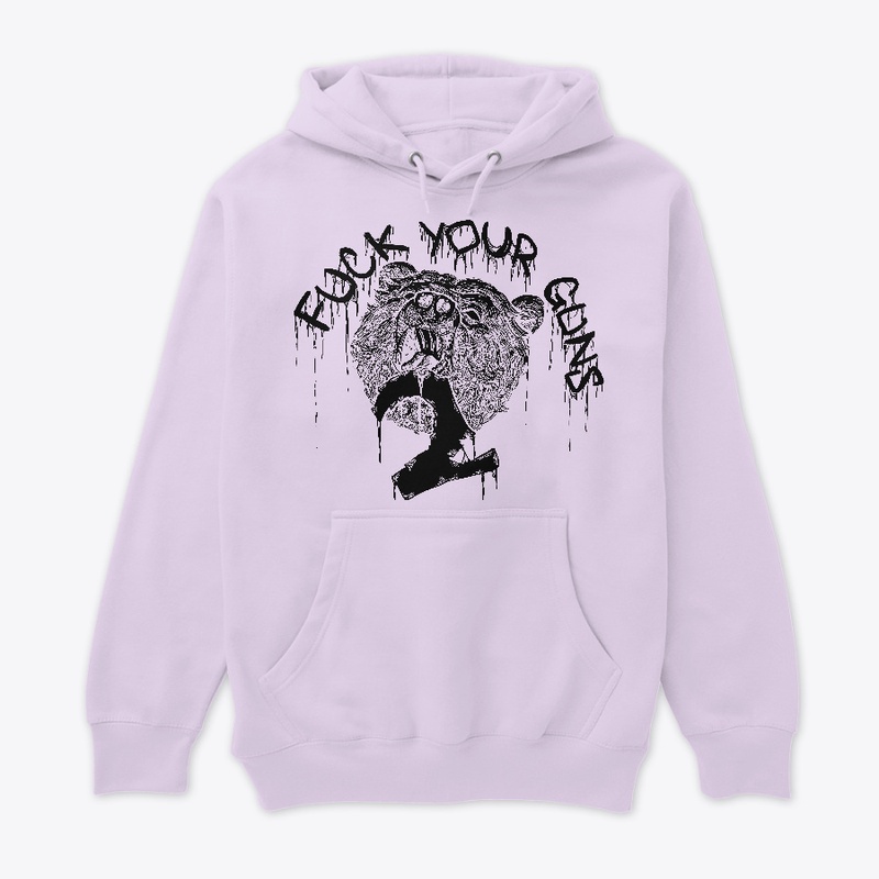 F Your Guns Punk Bear Artwork (Black)
