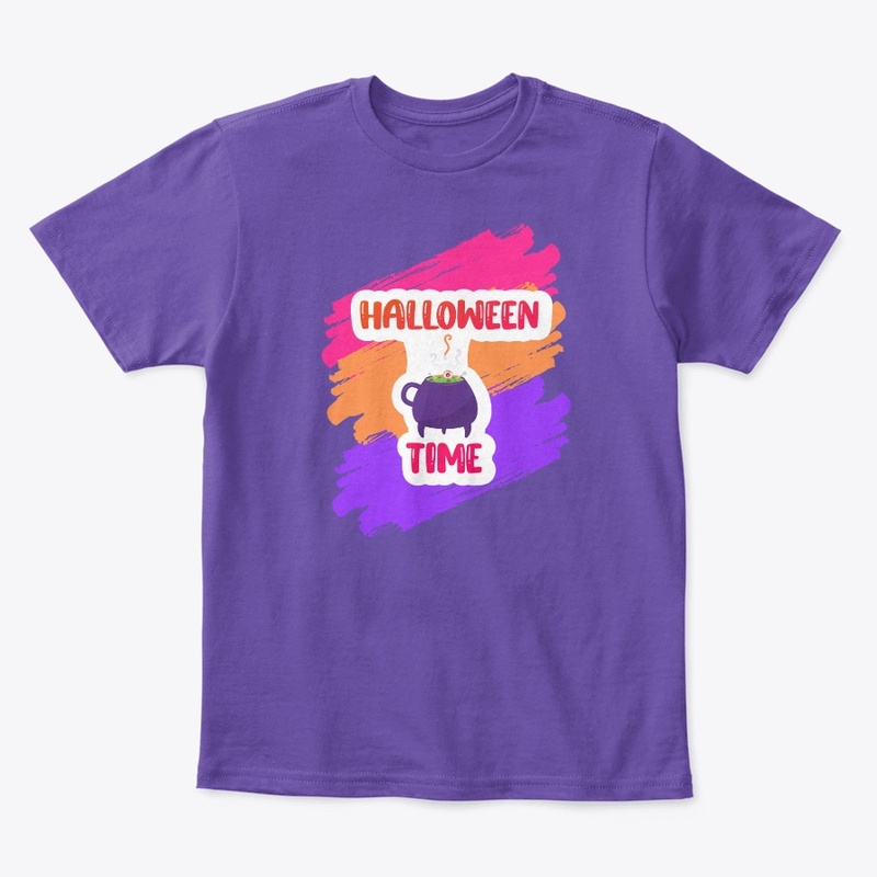 Fall and Halloween Time with Cauldron