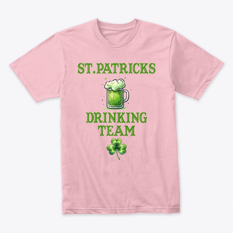 St Patricks drinking team group shirts