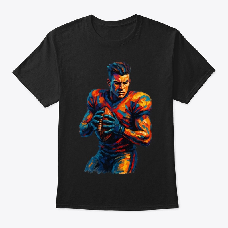 Vibrant Football Warrior Tee
