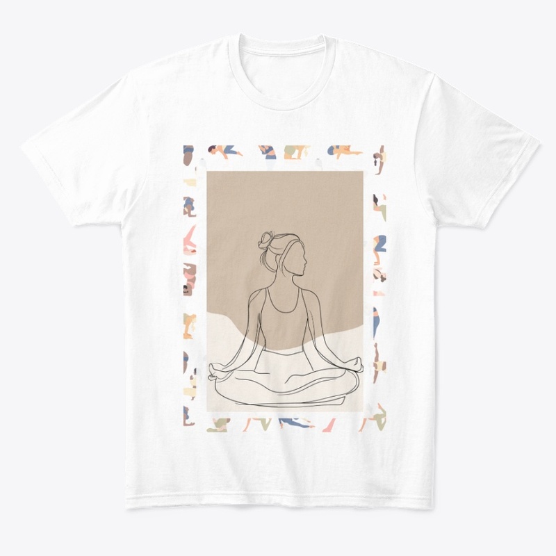 Yoga Pose Line Art