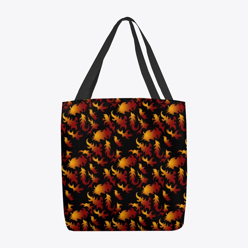 Abstract Flames Pattern