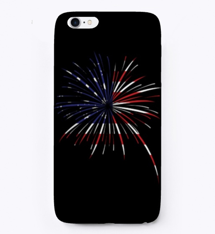 Fireworks flag