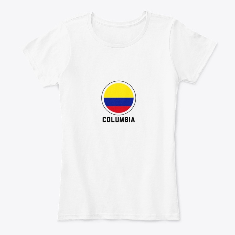 Columbia Flag with Columbia Text