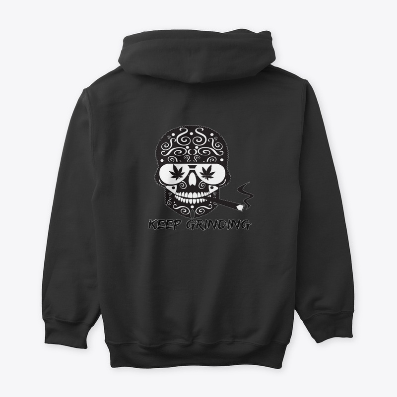 TATTOO SKULL SMOKING JOINT HOODIES