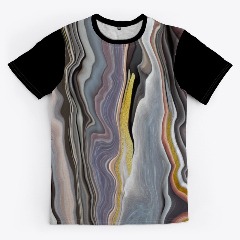Agate Marble With Gold