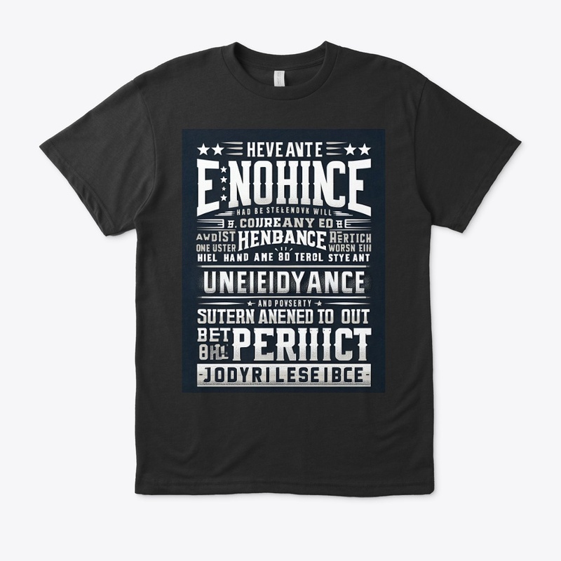 Quates Printed Design T-Shirt and Hoodie