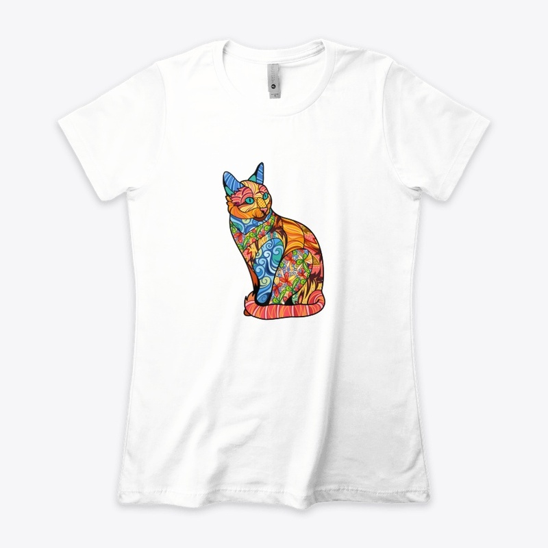 Colorful kitty