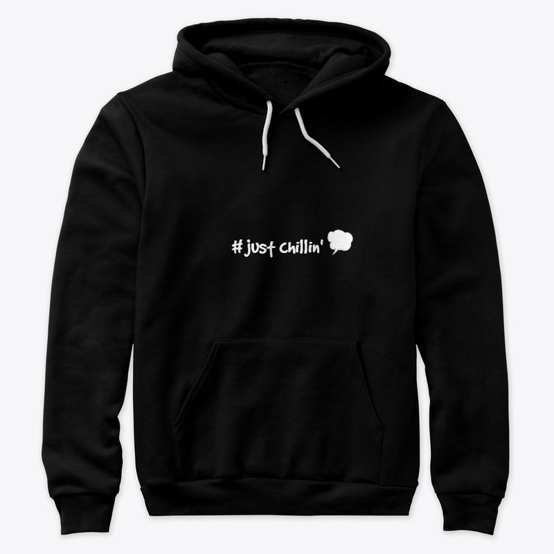just chillin' hoodie / cloud