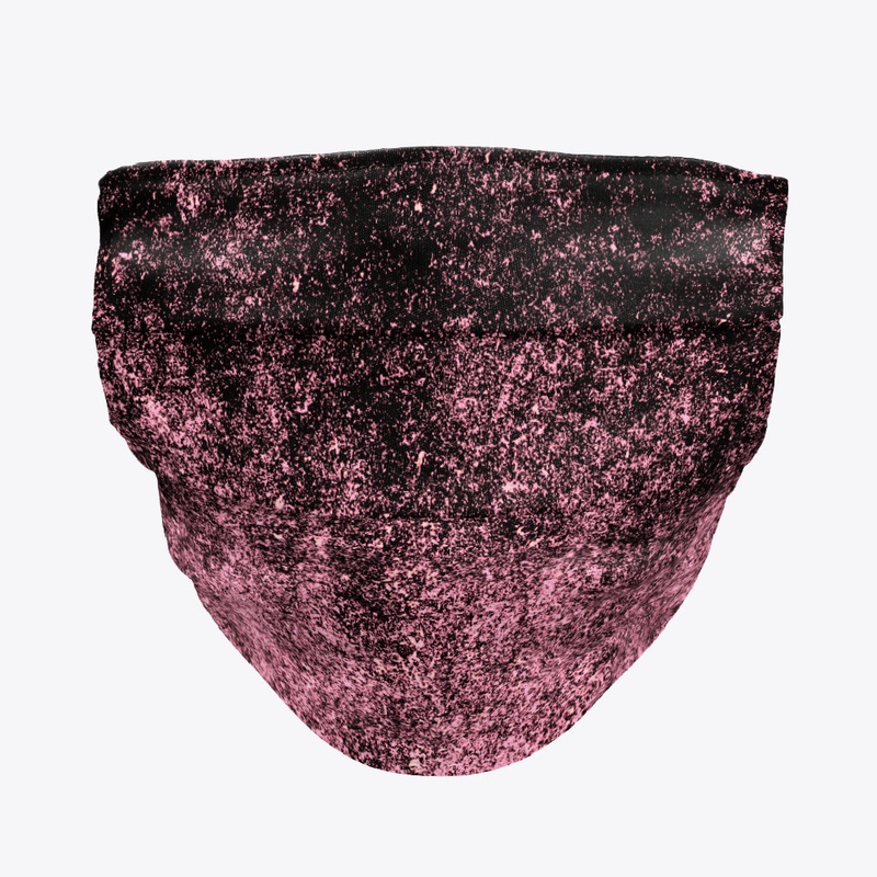 Pink Paint Specks on Black