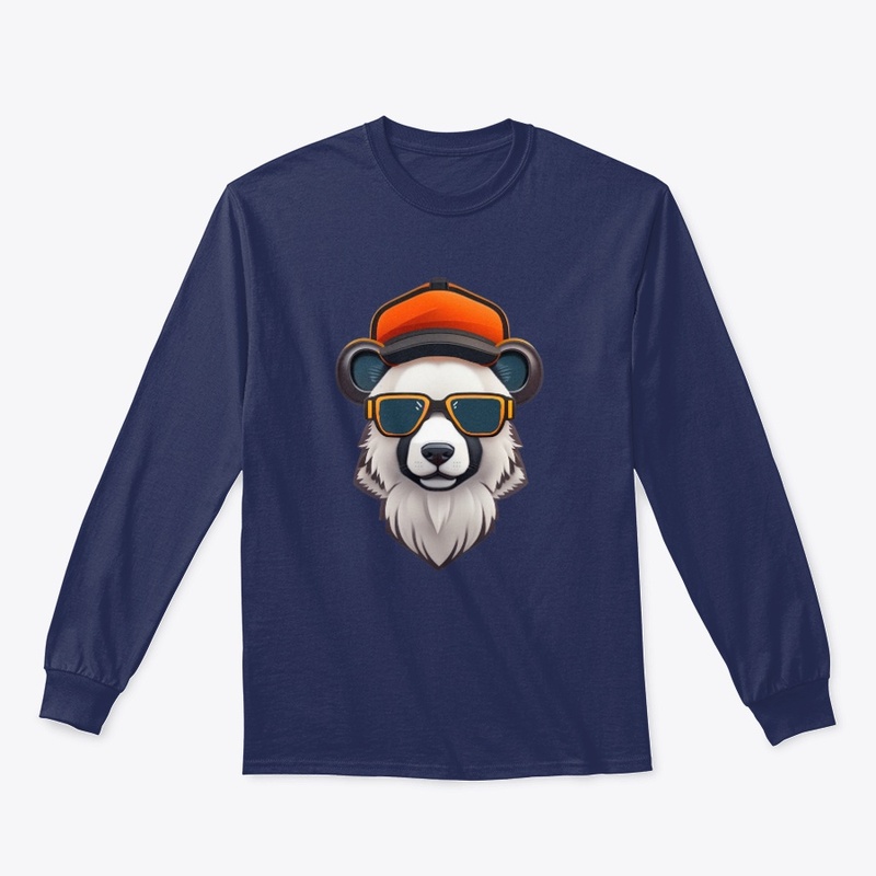 Bear with Hipster Cap