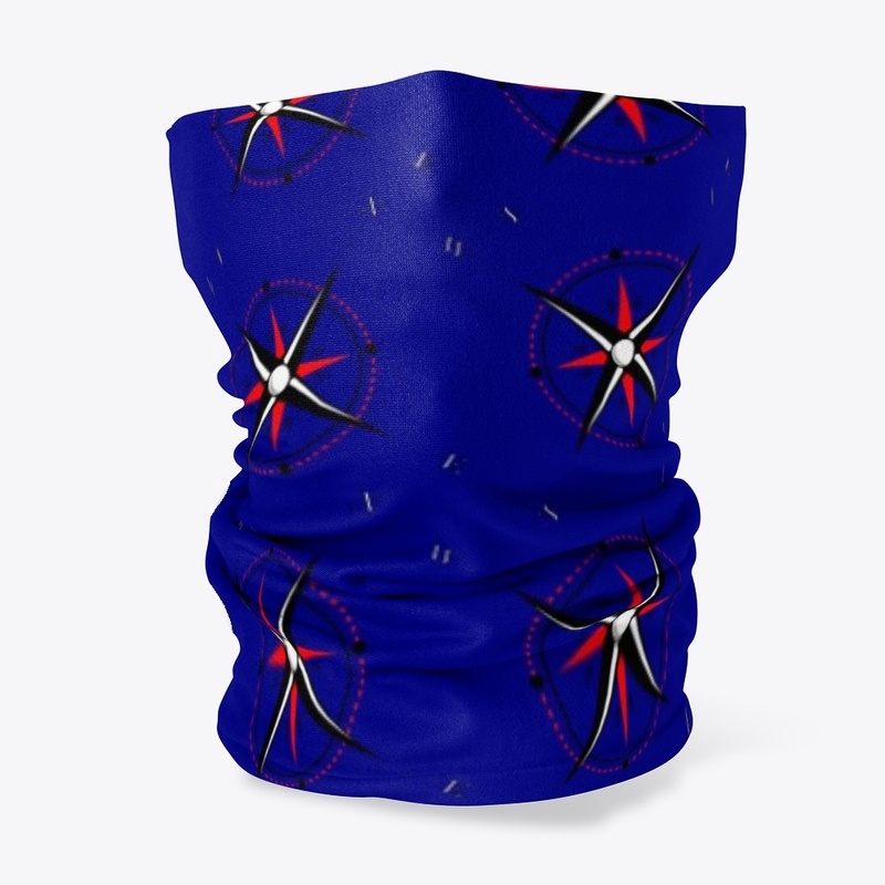 compass cloth face mask & neck gaiter