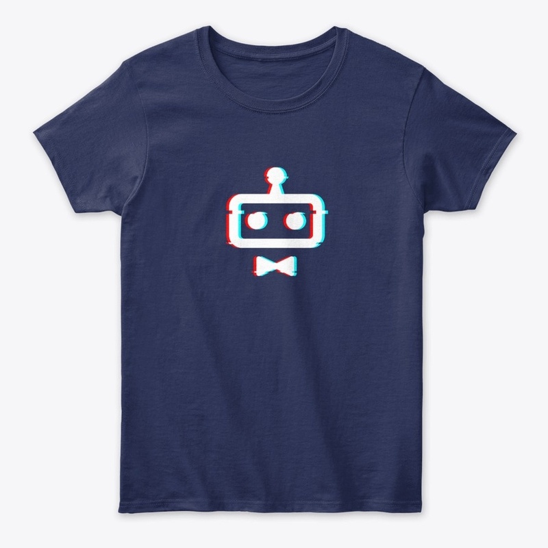 Robot Glitch Cute  White Gian's Tech