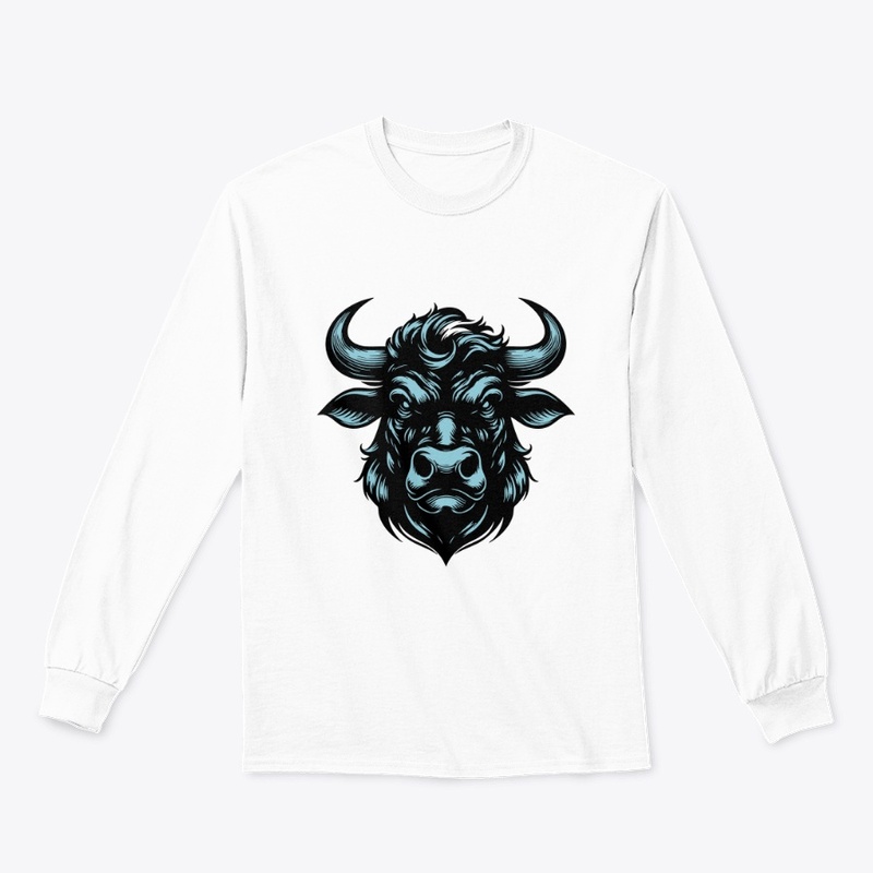 Striking Angry Cow Graphic