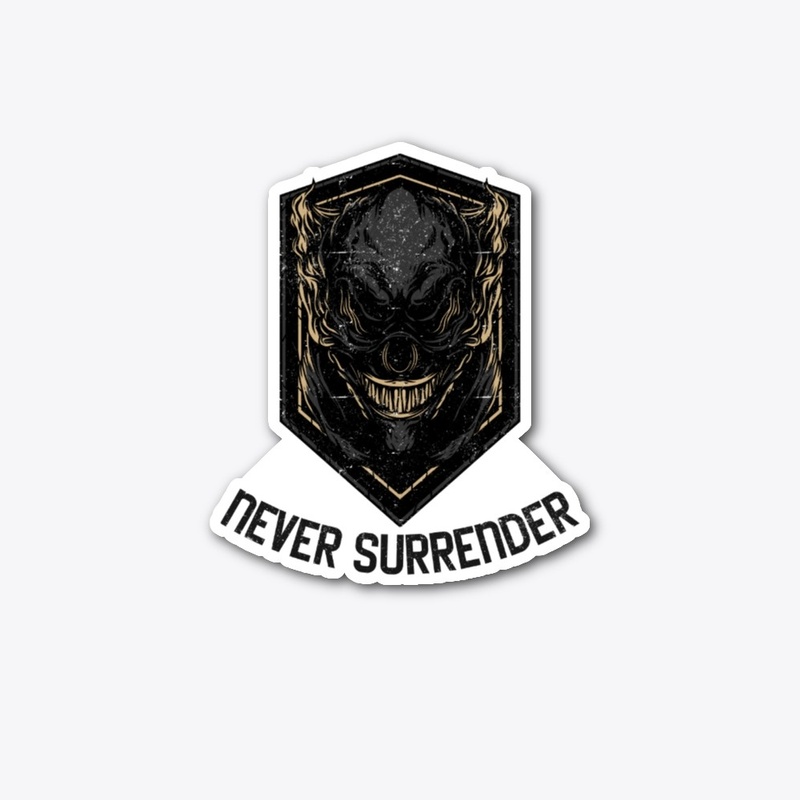 Never Surrender Skull Fitness