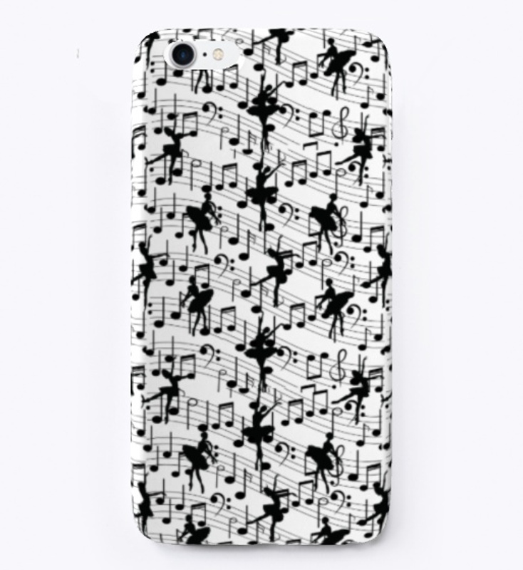 Music notes ballerina