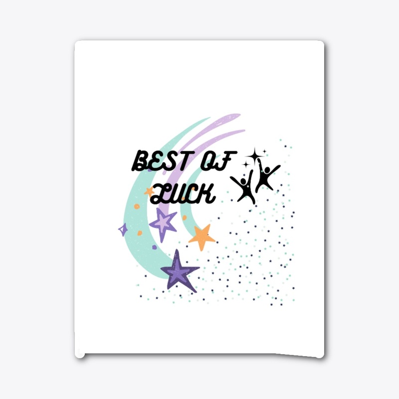 Good Luck Tee: Wishing" Best of luck"