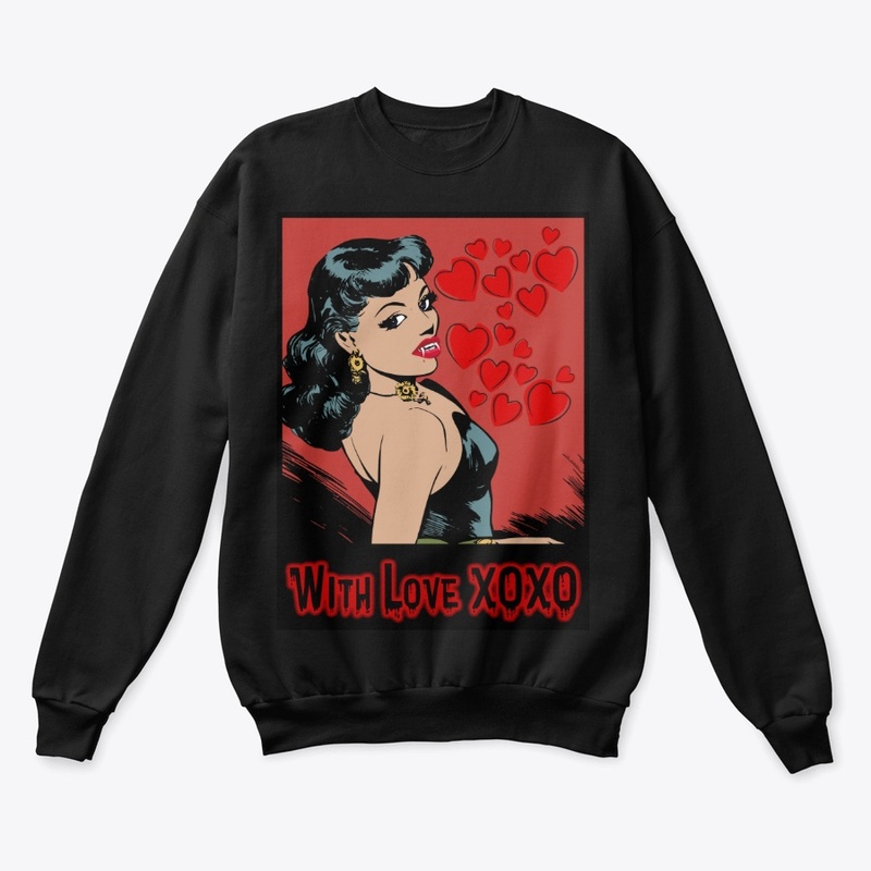 WITH LOVE XOXO TSHIRT, VAMPIRESS