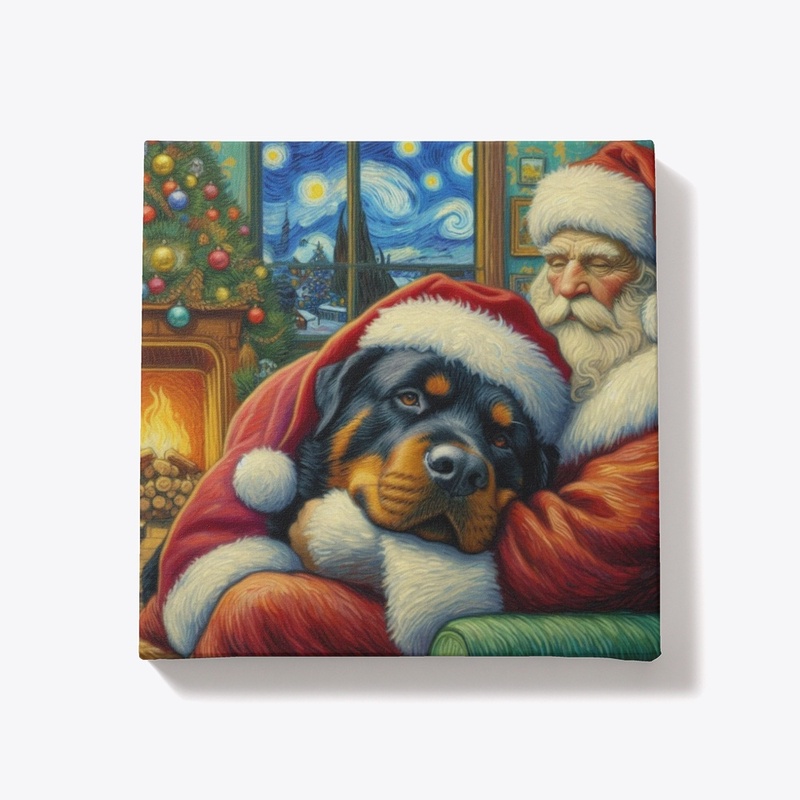 Rottweiler & Santa