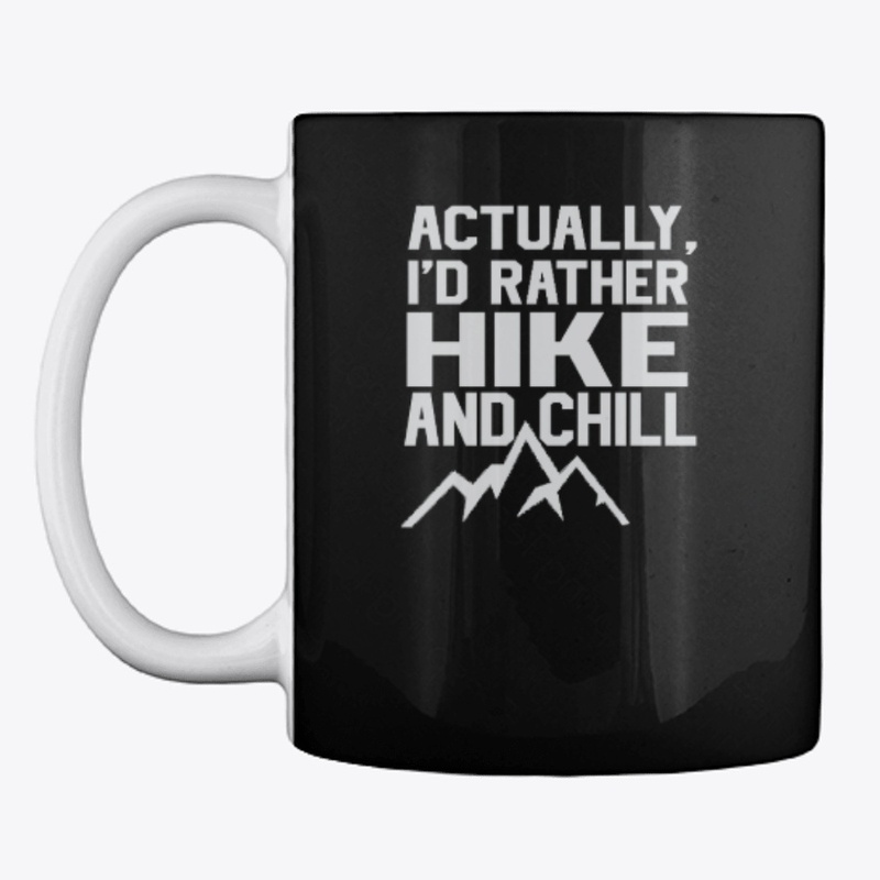 hike and chill hiking t shirts 