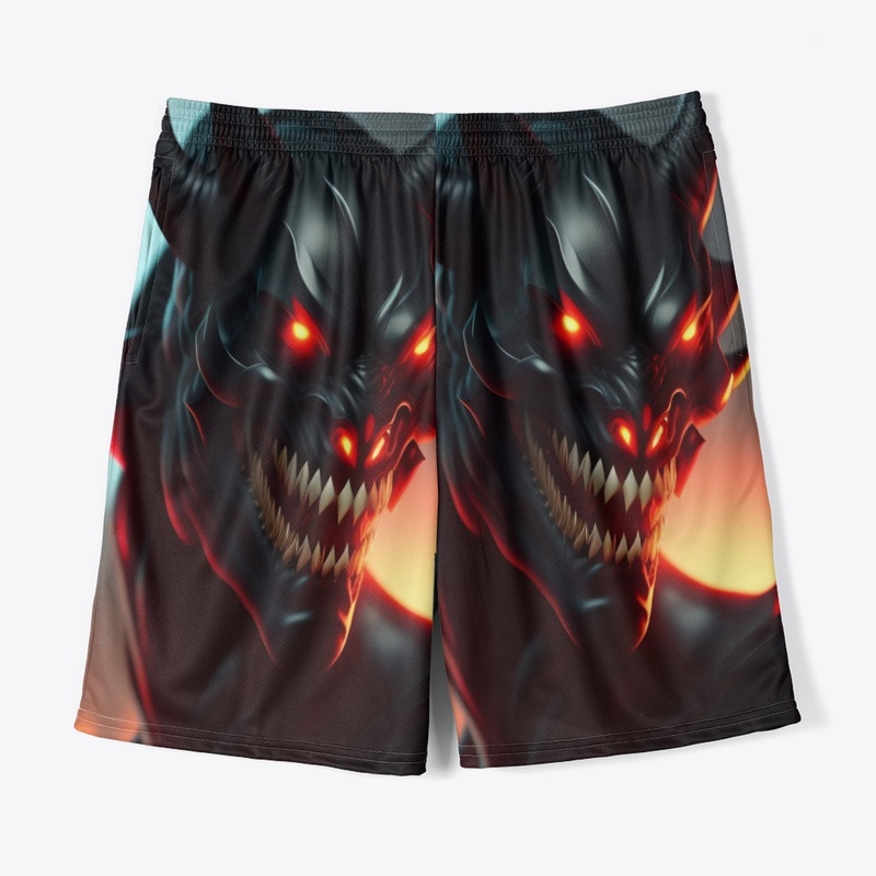 scary jersey shorts 