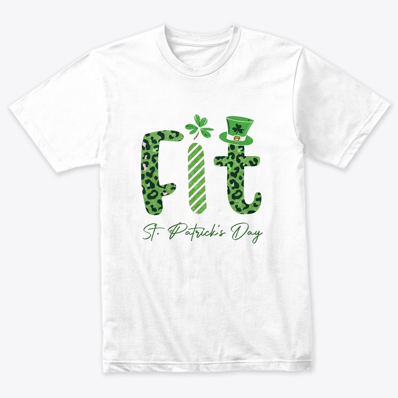 Fit St Patricks Day Funny Irish Shamrock