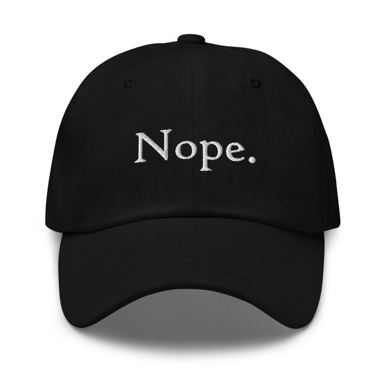 Nope Logo Hat